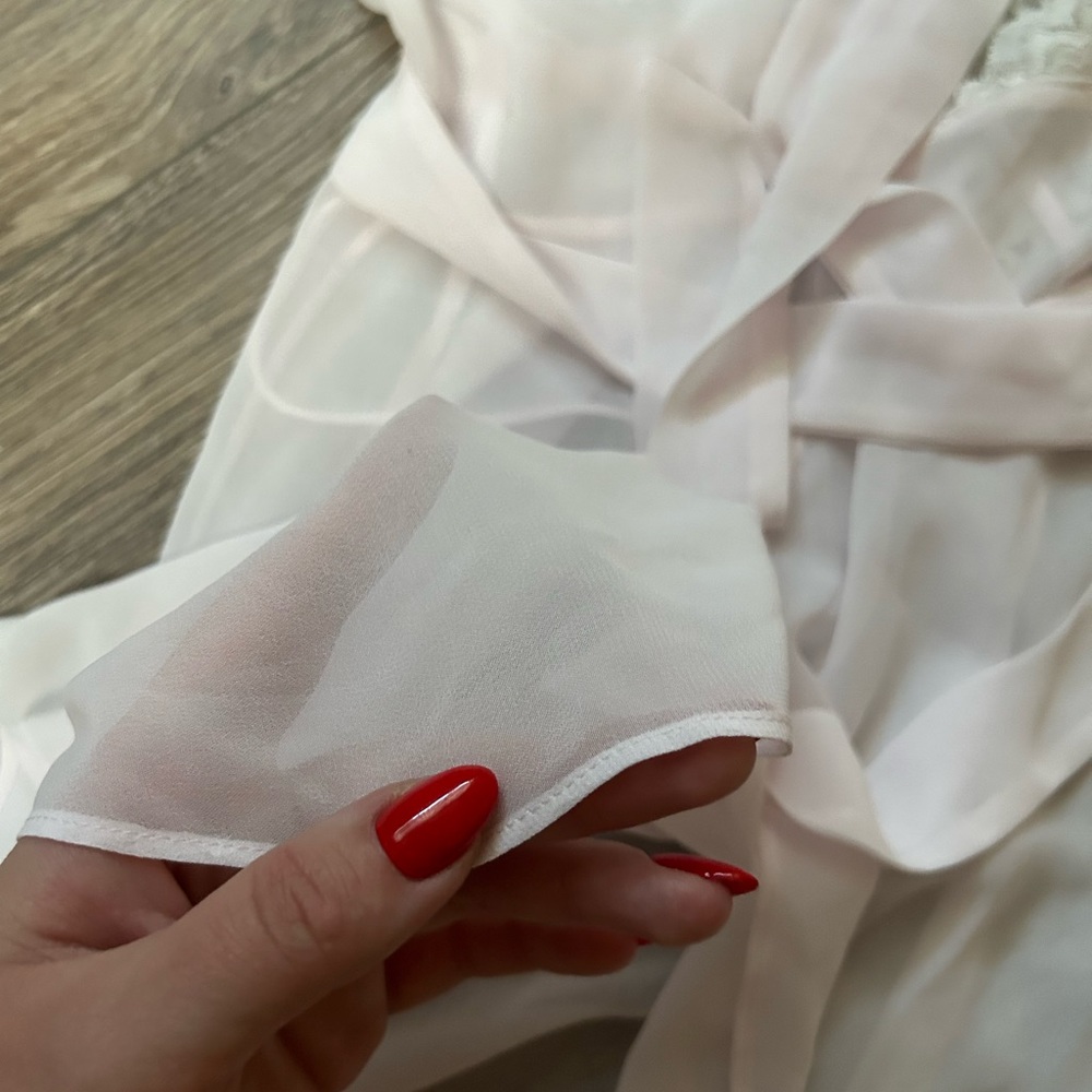 Linea Donatella Chiffon Beaded Robe - Picture 4 of 4